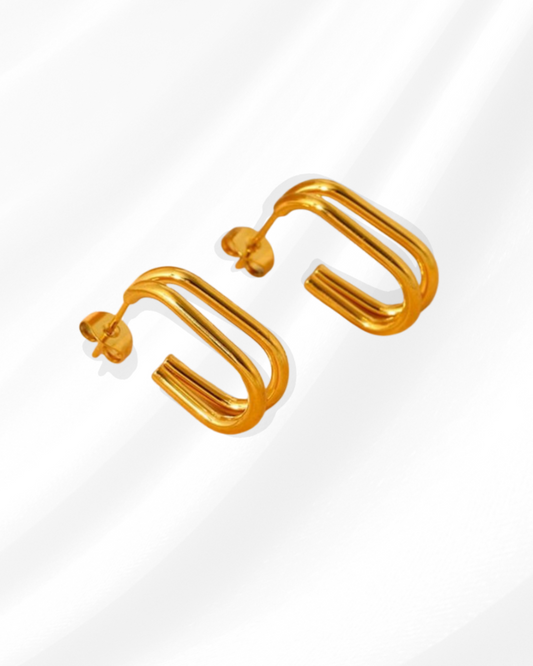 JG Gold Statement Earrings